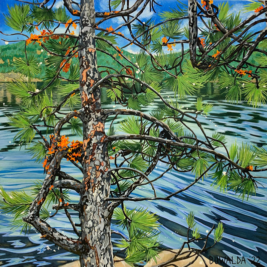 Original Painting, "Concealed", 'Shelter-Wood' Series 2022 $2,100 SOLD