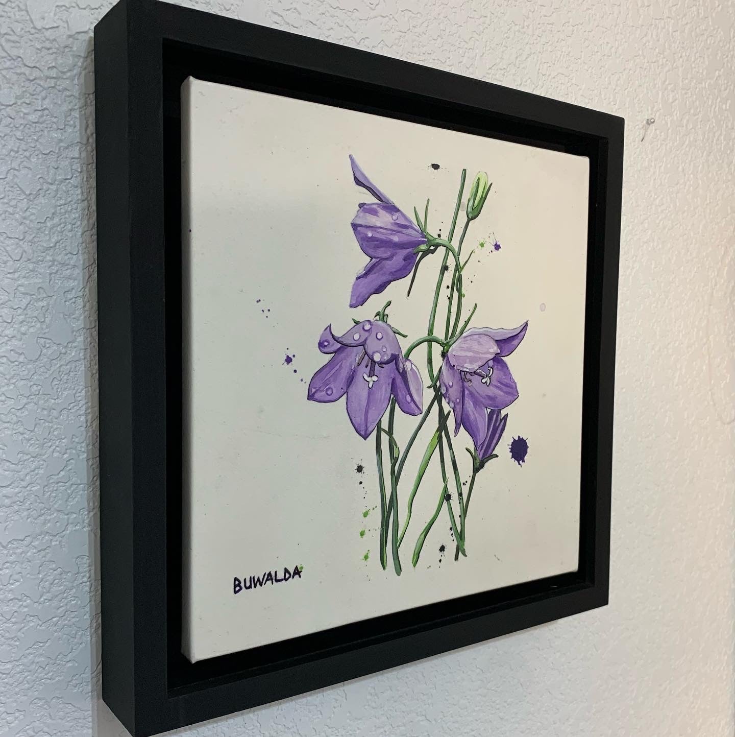 Original Painting, "Mountain Harebell", Colorado Wildflowers Series #2, 2022 SOLD