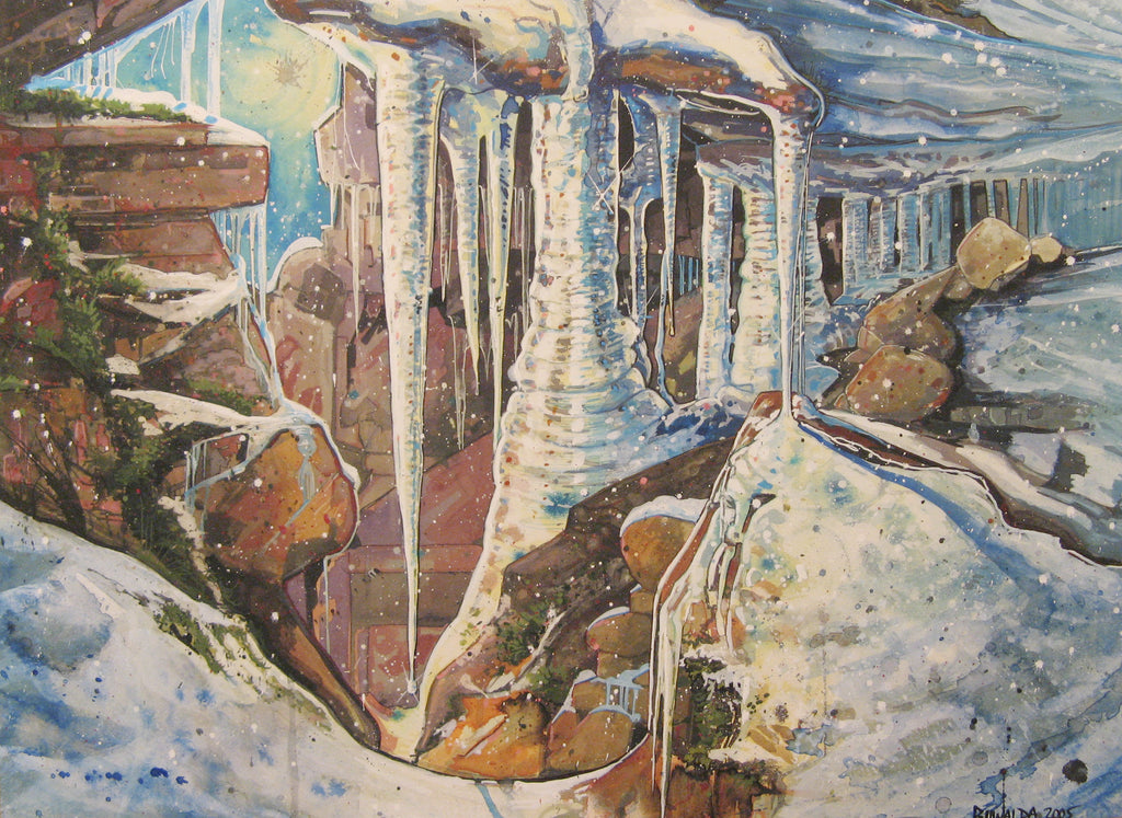 On The Art Trail with Peter Buwalda : A Final Tribute to Winter; Frost Ski Trails, Ontario