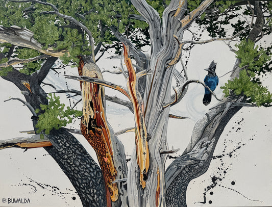 Original Painting, "Everlast", Acrylic Ink on stretched and mounted arches, 36"x48"