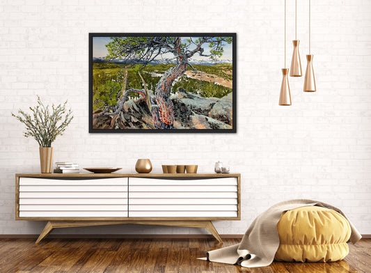 Original Painting "Eldora" , 2023, 24"x36", Acrylic ink on stretched 140lb Arches. $3,900 SOLD