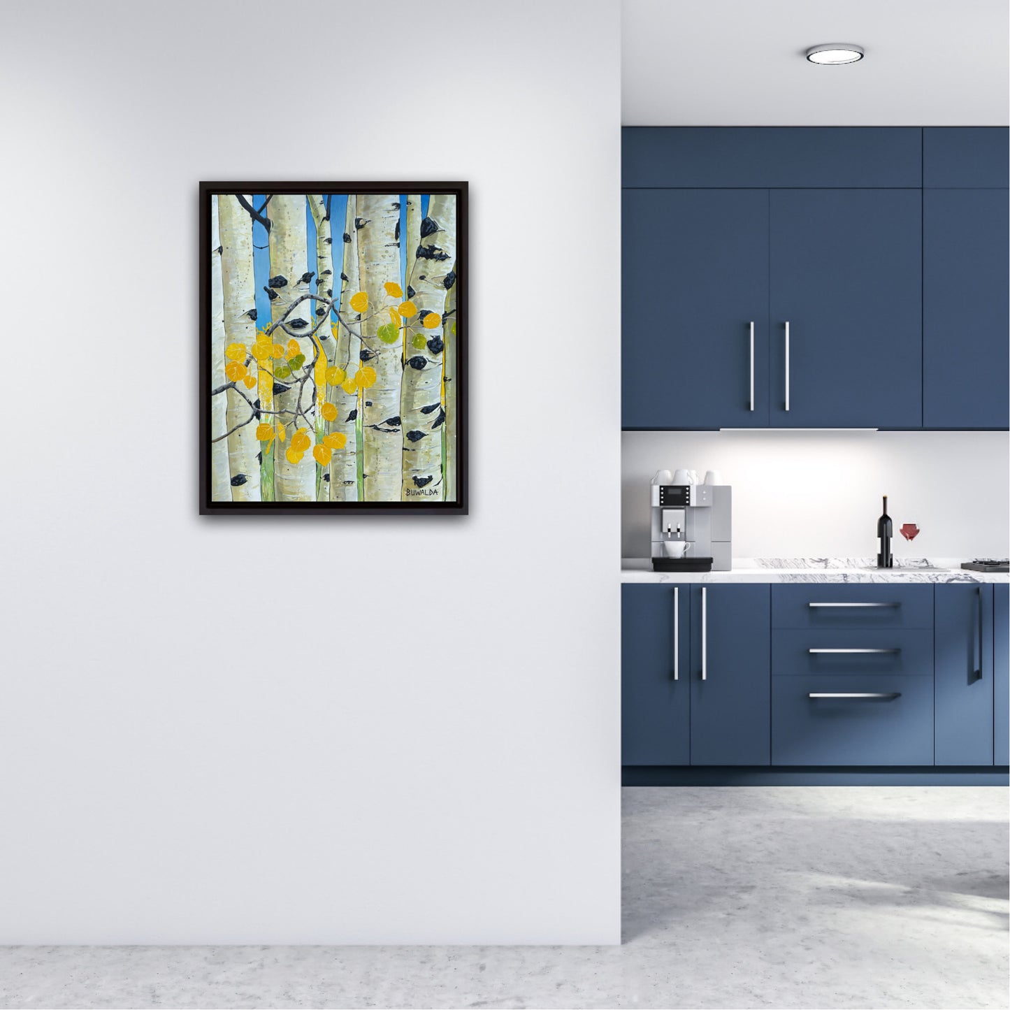 Original Painting, "Tremble", Acrylic Ink on Stretched and Mounted Arches 24"x30" SALE $1,800 SOLD