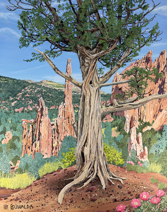 Giclee Print "Montezuma Tower" 14.5"x18.5"