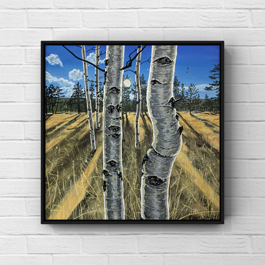 Original Painting, "KIN", 'Shelter-Wood' Series 2022 SOLD $2200