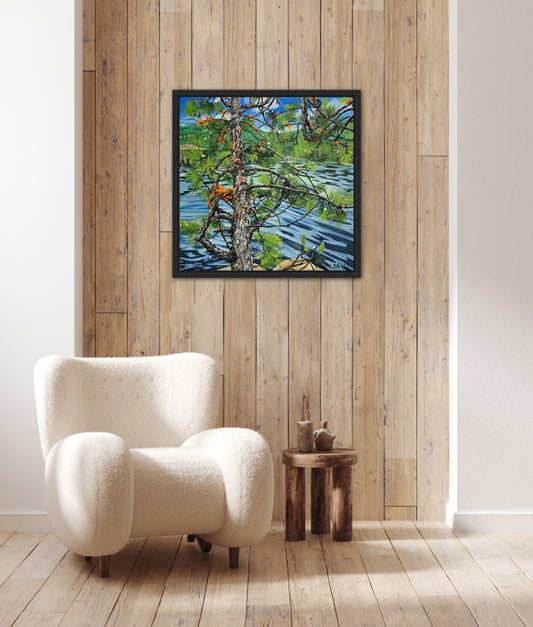 Original Painting, "Concealed",  'Shelter-Wood' Series 2022 $2,100 SOLD