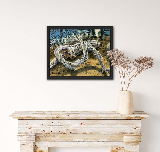 Original Painting, "Bleached", Colorado Artifact Series 2023 ,14.5"x18.5" $800 SOLD